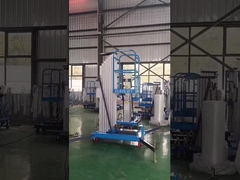 Plateforme élévatrice en aluminium sûre élévateur autonome pour un seul homme avec protection contre la surcharge